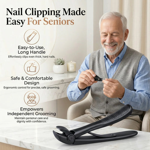 ClipMate™ Nail Clipper for Seniors | Cuts Thick Nails With Less Effort