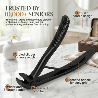 ClipMate™ Nail Clipper for Seniors | Cuts Thick Nails With Less Effort