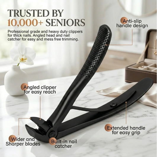 ClipMate™ Nail Clipper for Seniors | Cuts Thick Nails With Less Effort