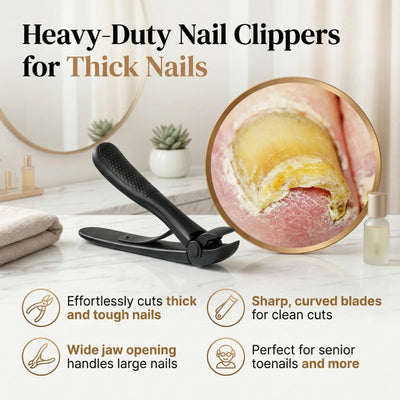 ClipMate™ Nail Clipper for Seniors | Cuts Thick Nails With Less Effort