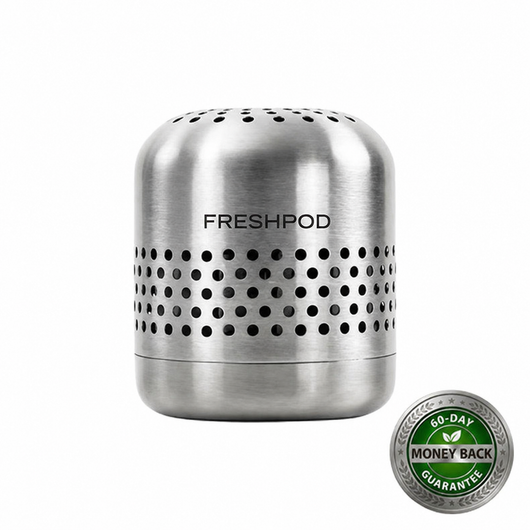 FreshPod™ by Bylo – Fridge Odor & Bacteria Purifier Destroys odors at the molecular level