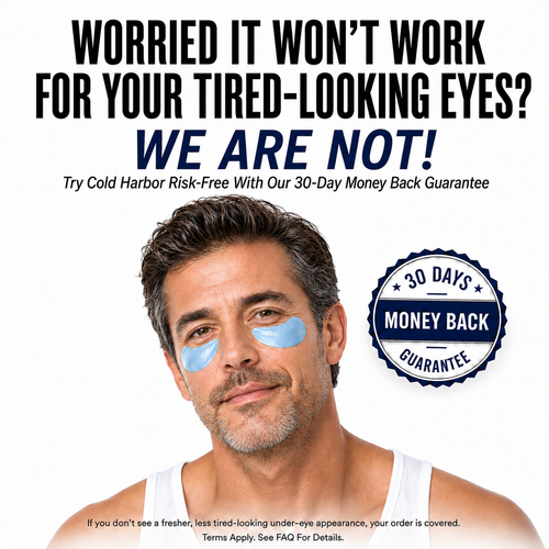 Cold Harbor™ Caffeine & Hyaluronic Acid Eye Patches | 60 Patches